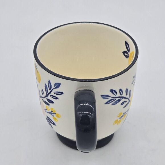 Potter's Studio Blue and Yellow Floral Mug NEW - Picture 4 of 5